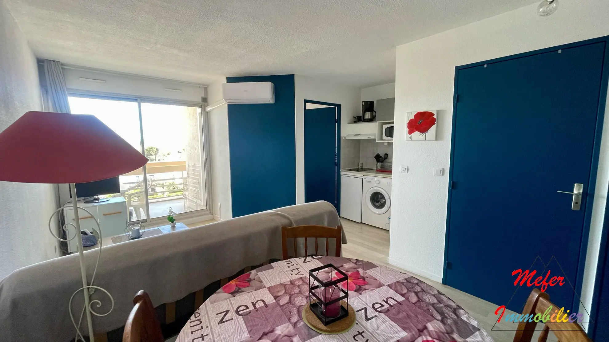 Appartement 2 pièces avec vue dégagée et piscine à Canet-en-Roussillon 