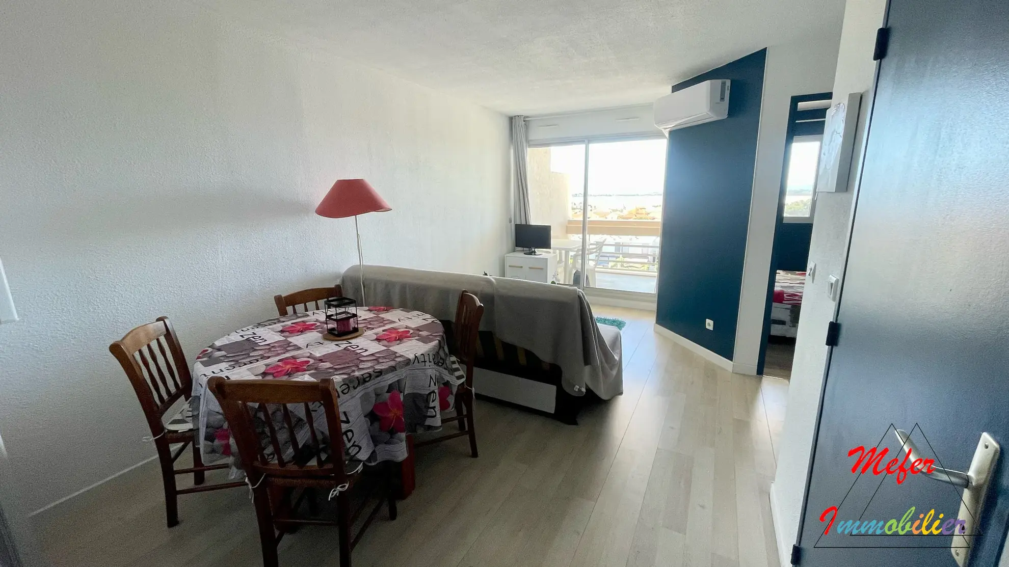 Appartement 2 pièces avec vue dégagée et piscine à Canet-en-Roussillon 