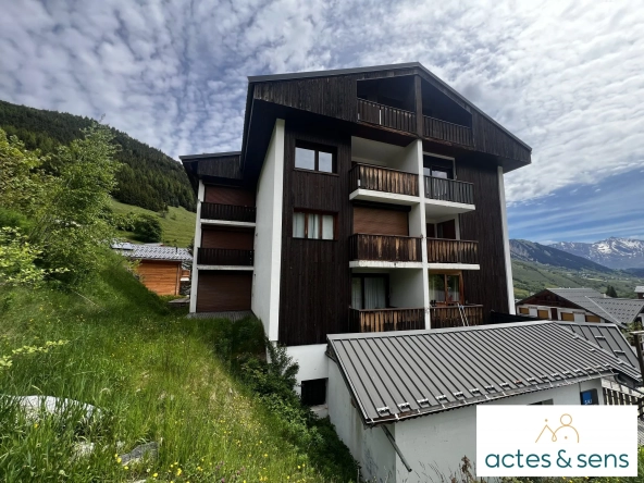 Charmant appartement T2 meublé avec balcon à Saint-Sorlin-d'Arves - Domaine des Sybelles