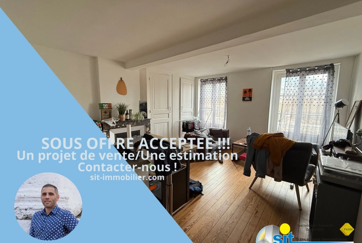 Appartement 2 pièces à Vienne centre-ville avec locataire en place 