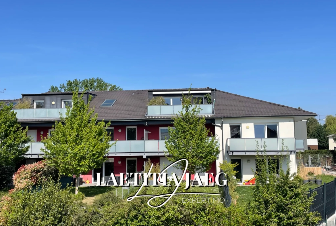 Bel appartement 3 pièces avec terrasse à Colmar, vue dégagée et faibles charges 