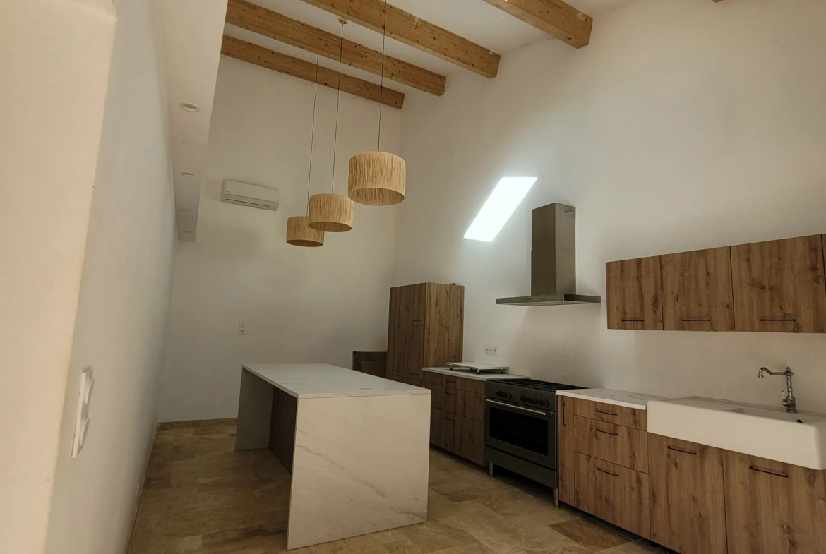 Belle maison charentaise avec garage, dépendance et grand jardin à Jonzac 