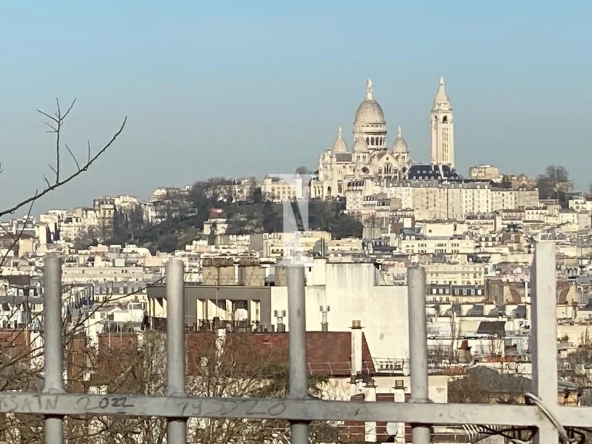 Vue Sacré Coeur de la Butte Bergeyre  Studio à vendre de 12 m² à Butte Bergeyre, Paris 19ème