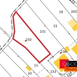 Terrain constructible de 5,81 ares avec permis validé à Longeville-lès-Metz