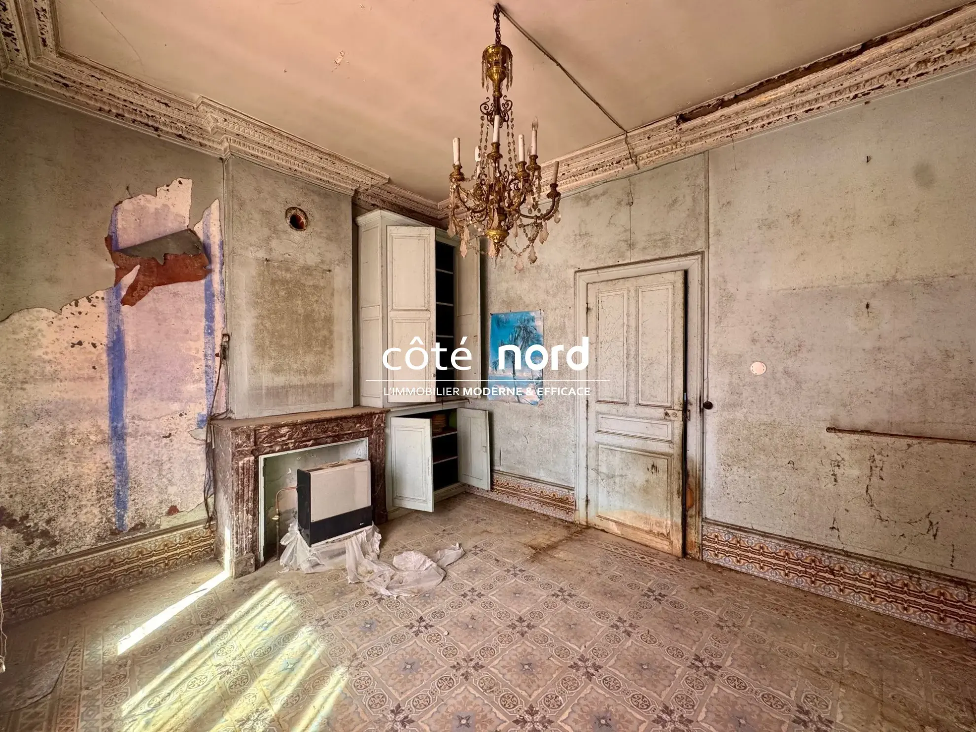 Belle maison bourgeoise à Caudry avec potentiel et atelier, à rénover 
