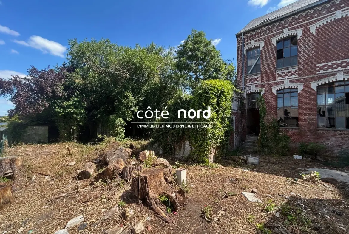 Belle maison bourgeoise à Caudry avec potentiel et atelier, à rénover 