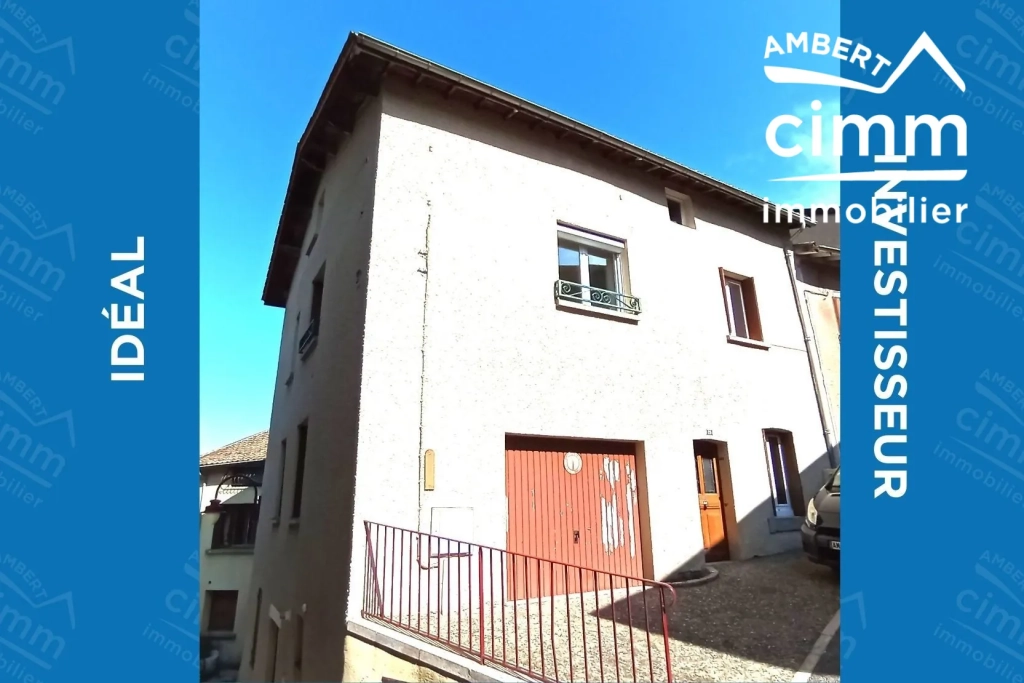 Maison à vendre à Olliergues avec garage, jardin et terrain