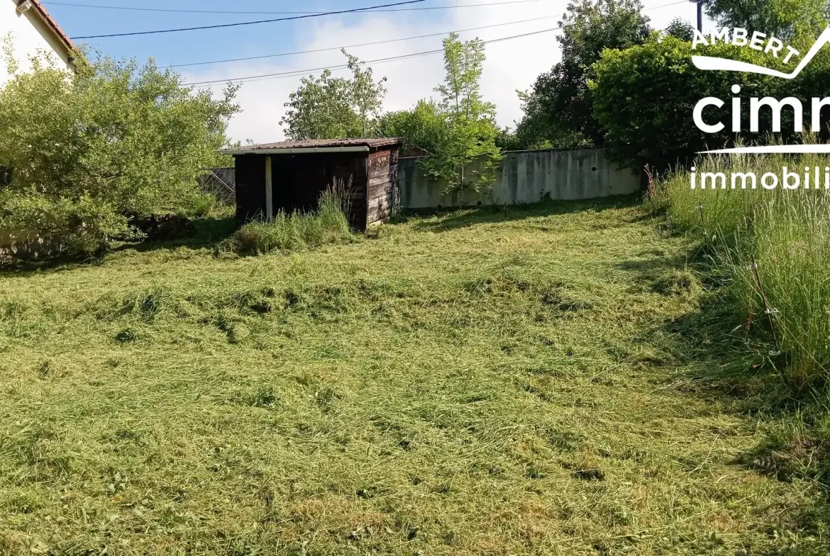 Maison à vendre à Olliergues avec garage, jardin et terrain 
