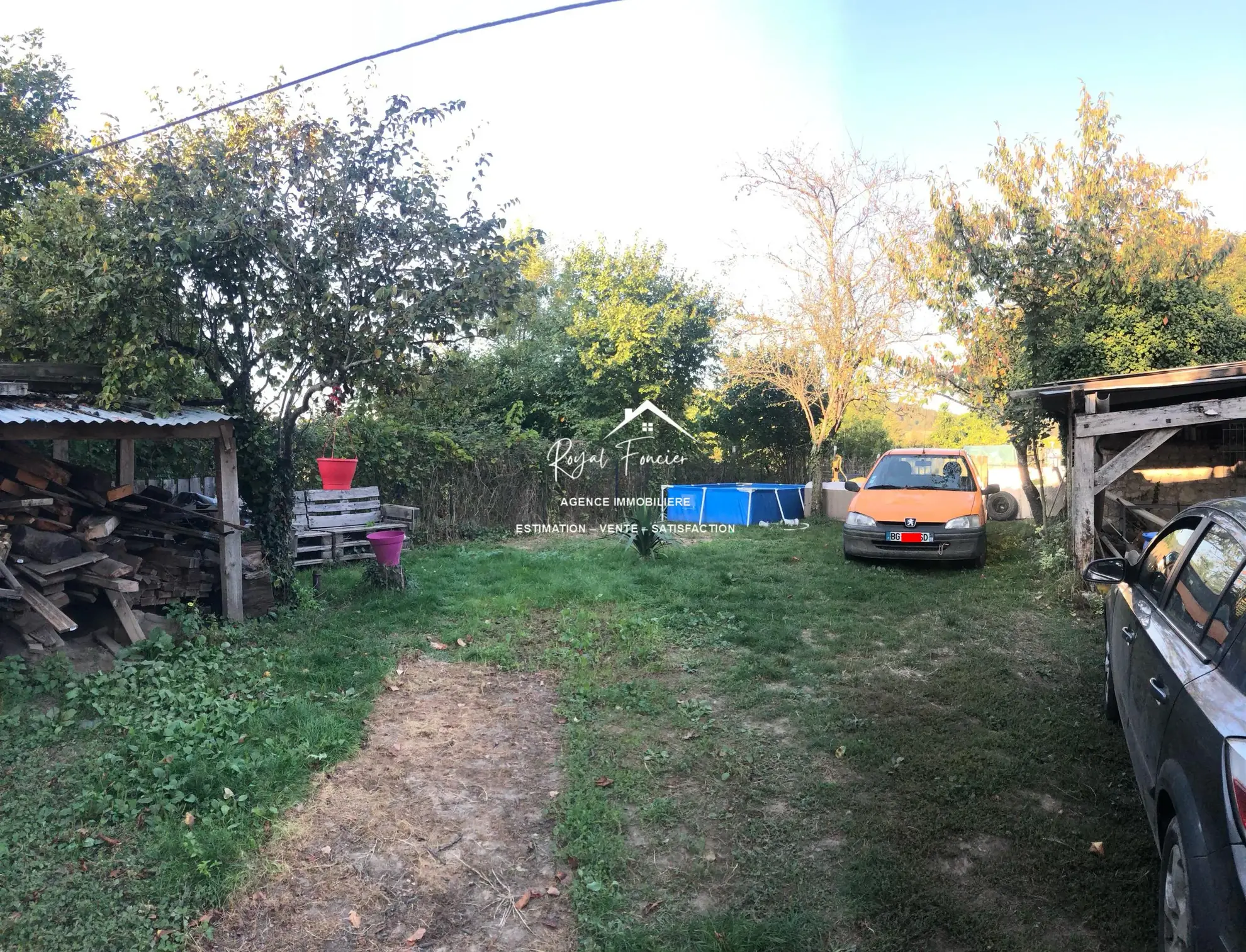 Jardin Belle maison de campagne rénovée à La Guerche (37350), proche commodités 