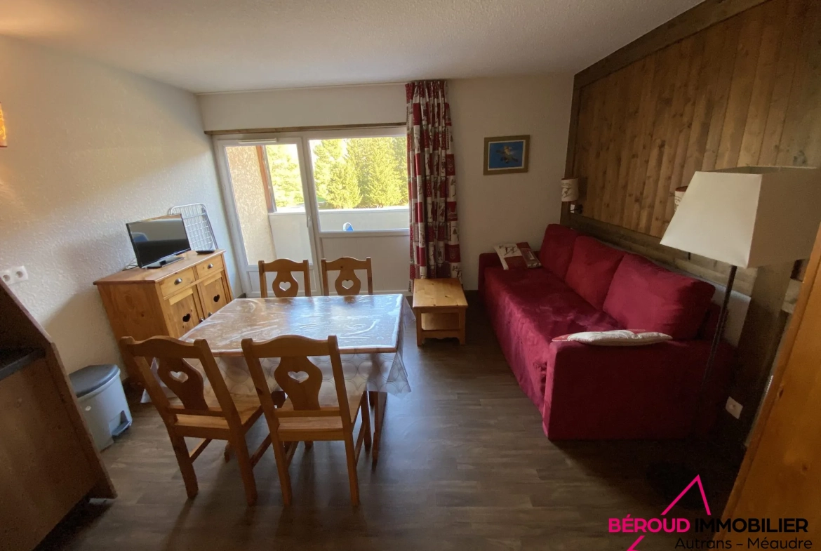 Appartement 2 pièces à vendre à Autrans-Méaudre en Vercors, vue dégagée 