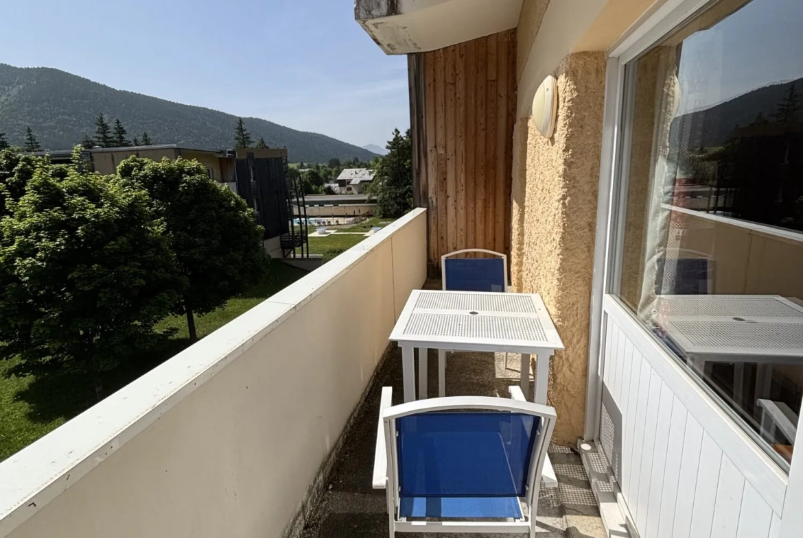 Appartement 2 pièces à vendre à Autrans-Méaudre en Vercors, vue dégagée 
