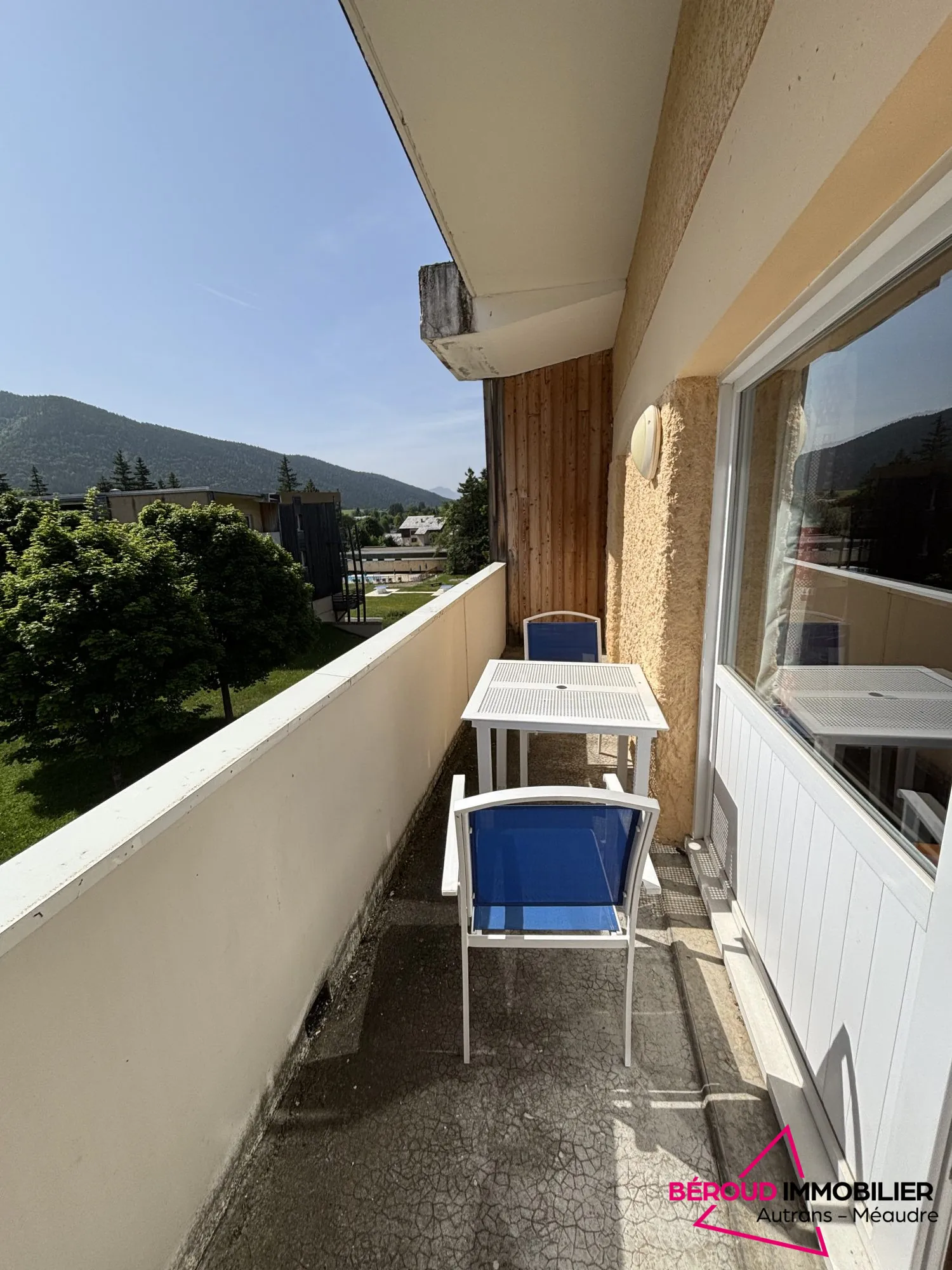 Appartement 2 pièces à vendre à Autrans-Méaudre en Vercors, vue dégagée 
