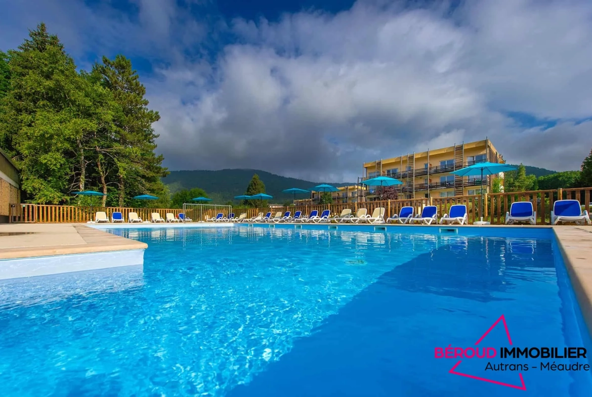 Appartement 2 pièces à vendre à Autrans-Méaudre en Vercors, vue dégagée 