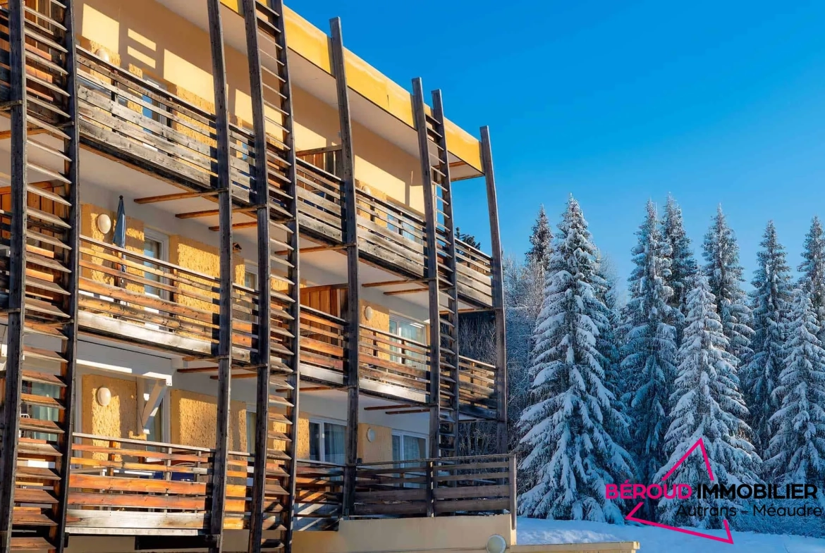 Appartement 2 pièces à vendre à Autrans-Méaudre en Vercors, vue dégagée 