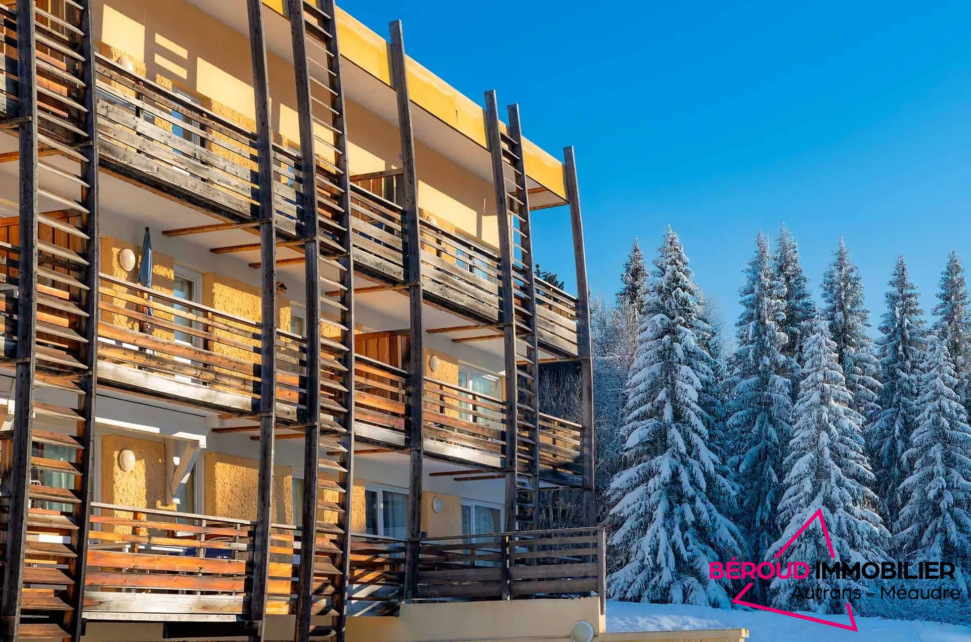 Appartement 2 pièces à vendre à Autrans-Méaudre en Vercors, vue dégagée 