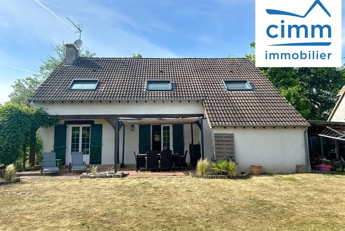Maison spacieuse de 109 m² avec jardin à La Bussière, calme et pratique 