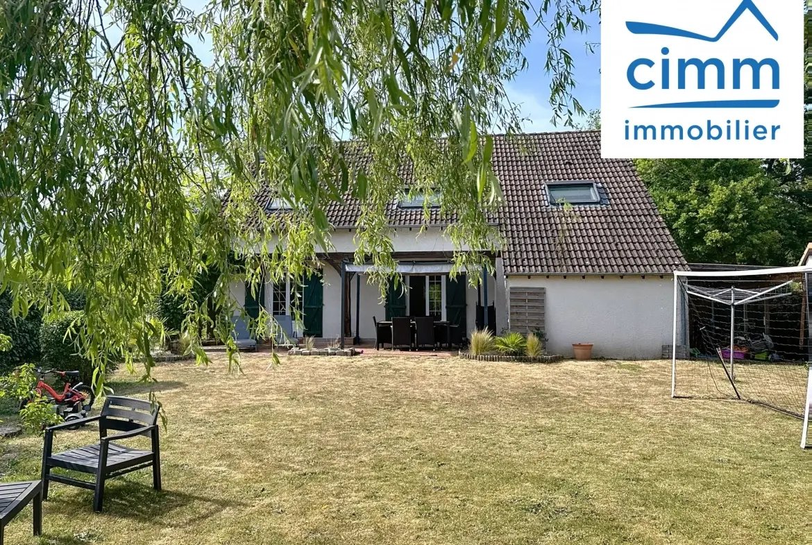 Maison spacieuse de 109 m² avec jardin à La Bussière, calme et pratique 