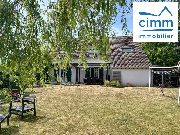 Maison spacieuse de 109 m² avec jardin à La Bussière, calme et pratique