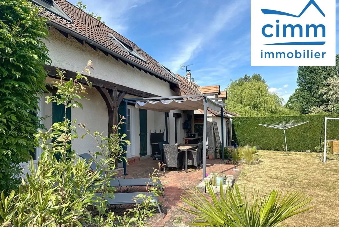Maison spacieuse de 109 m² avec jardin à La Bussière, calme et pratique 
