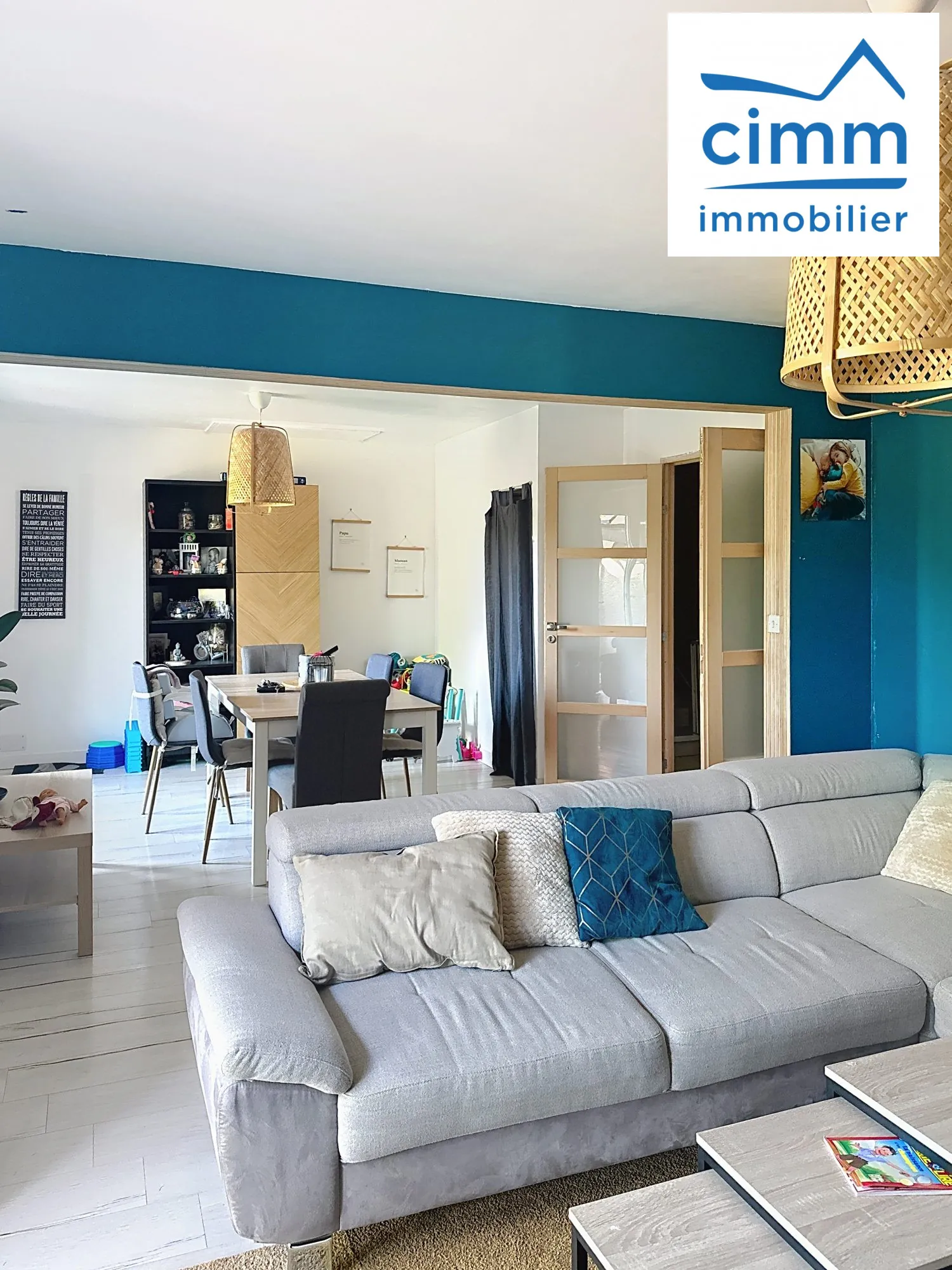 Maison spacieuse de 109 m² avec jardin à La Bussière, calme et pratique 