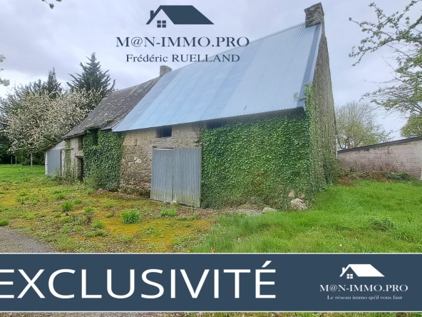 Bâtisse en pierre à rénover à Pipriac, potentiel élevé, calme et verdoyant