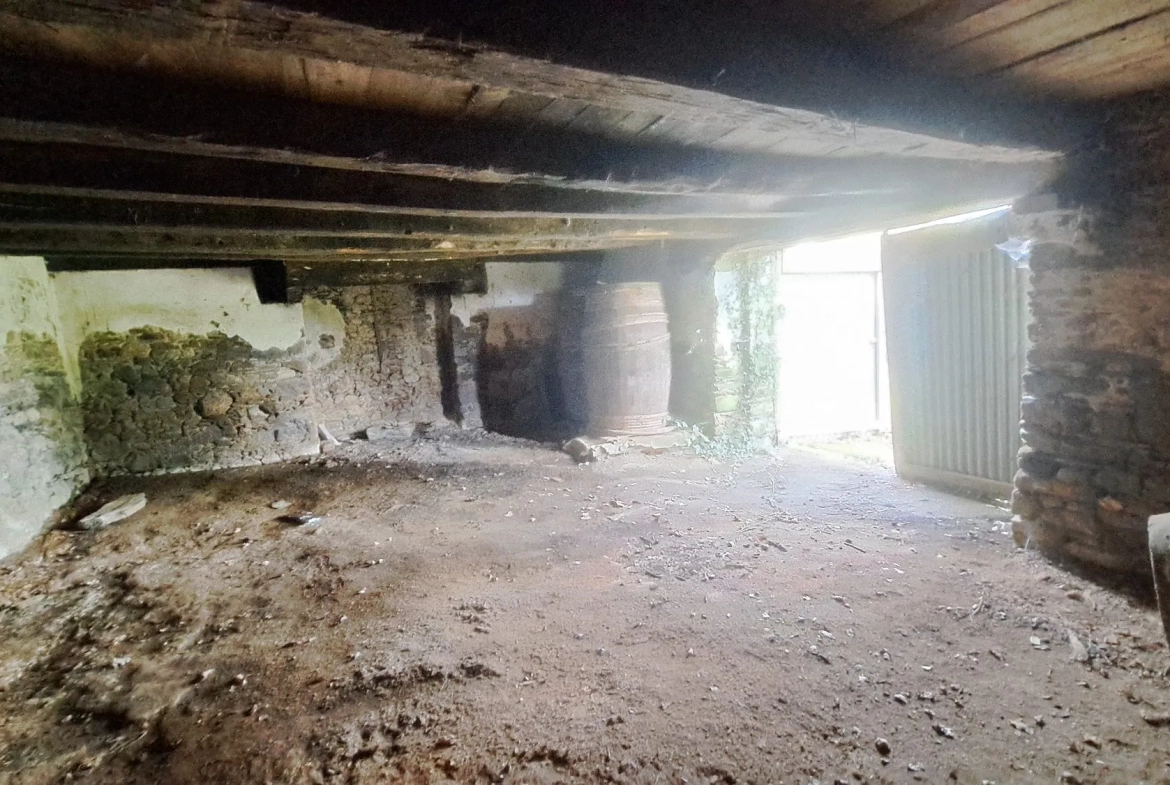 Bâtisse en pierre à rénover à Pipriac, potentiel élevé, calme et verdoyant 