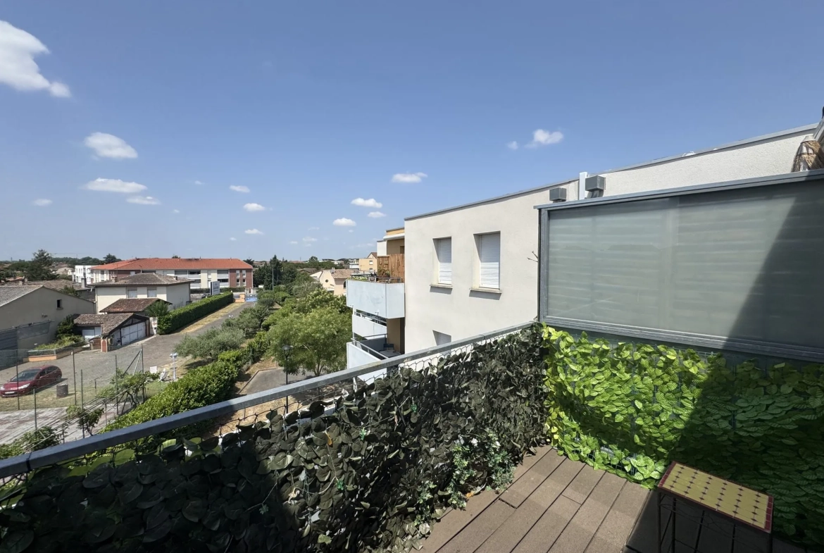 Appartement T2 à Toulouse Croix Bénite avec balcon et parking - Résidence sécurisée 