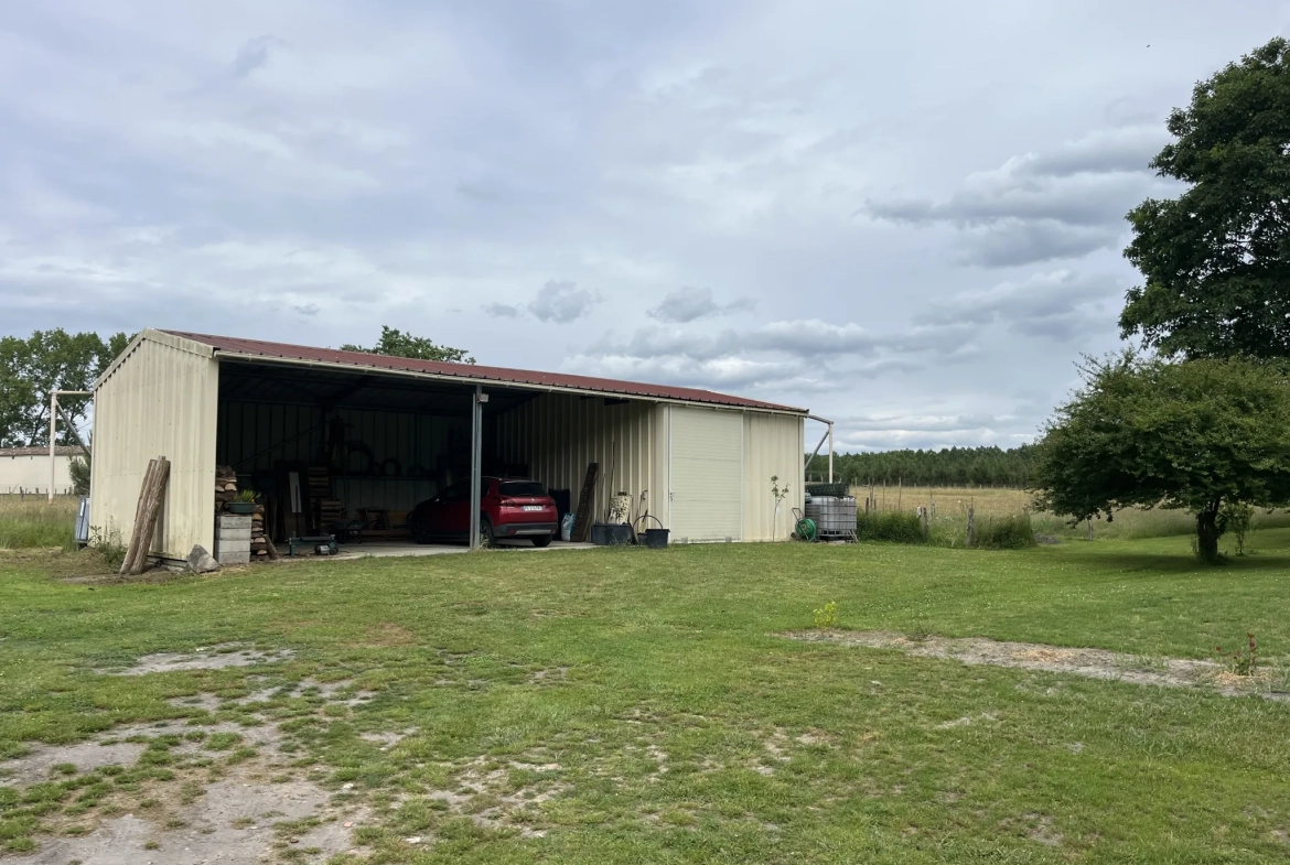 Maison 4 chambres à Lerm et Musset avec grand terrain et garage 