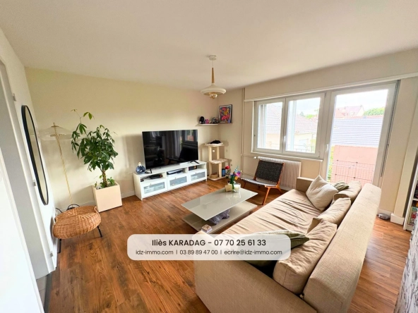 Appartement 3 pièces avec balcon à Riedisheim - Vente immobilière
