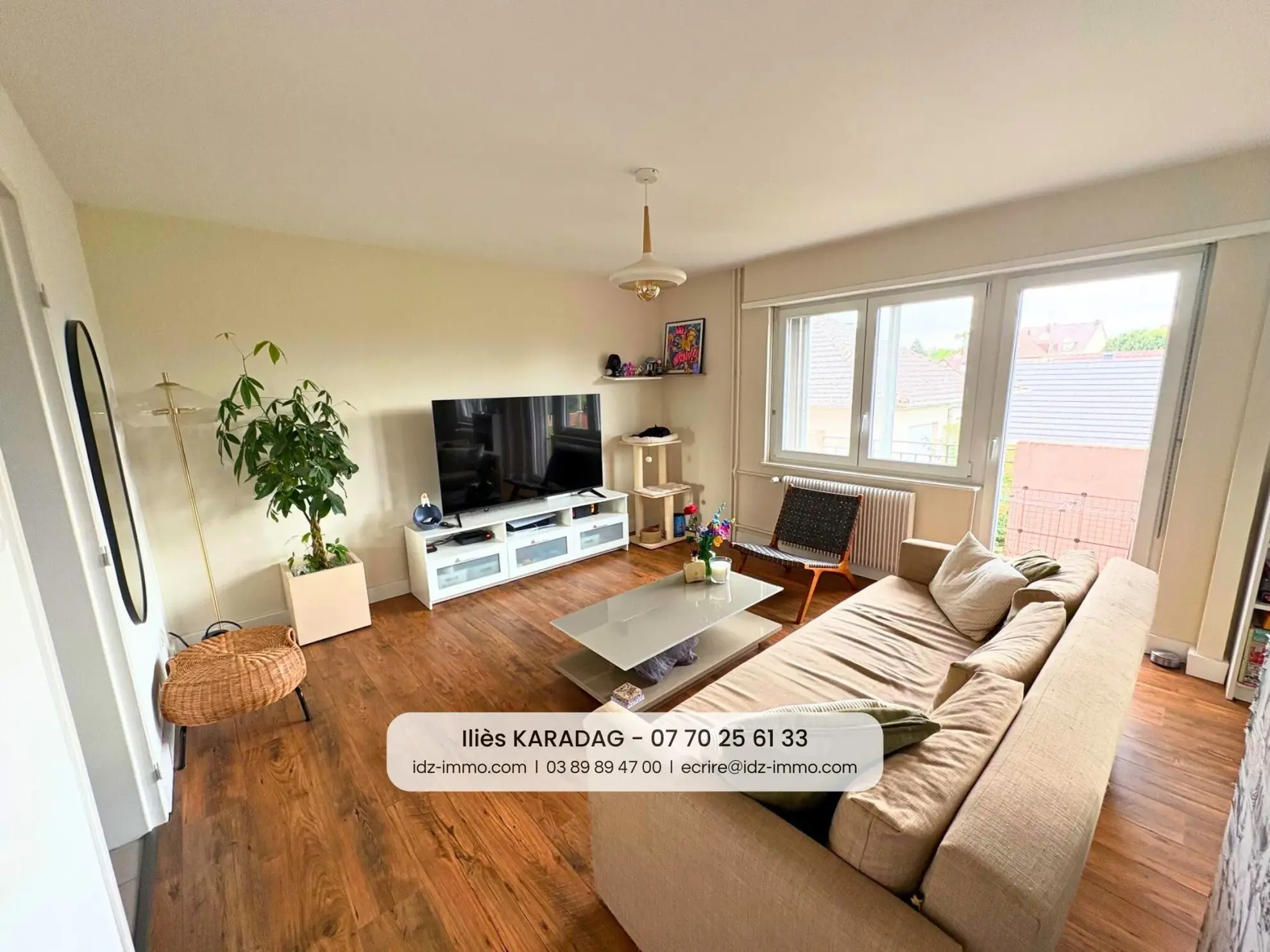 Appartement 3 pièces avec balcon à Riedisheim - Vente immobilière 