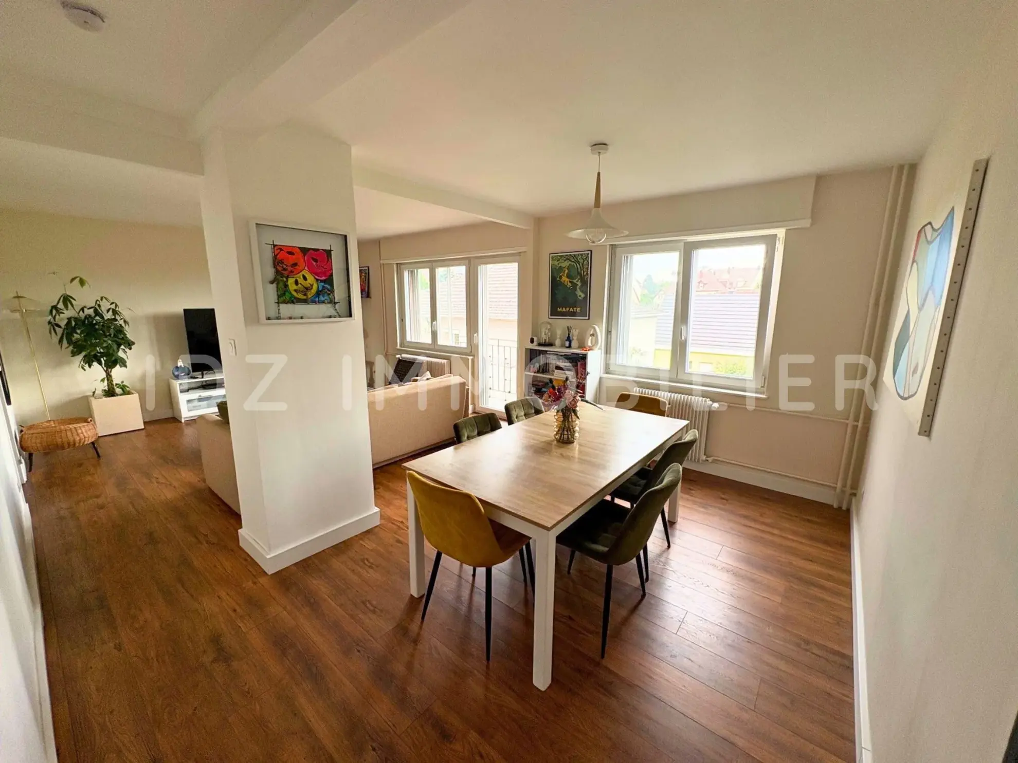 Appartement 3 pièces avec balcon à Riedisheim - Vente immobilière 