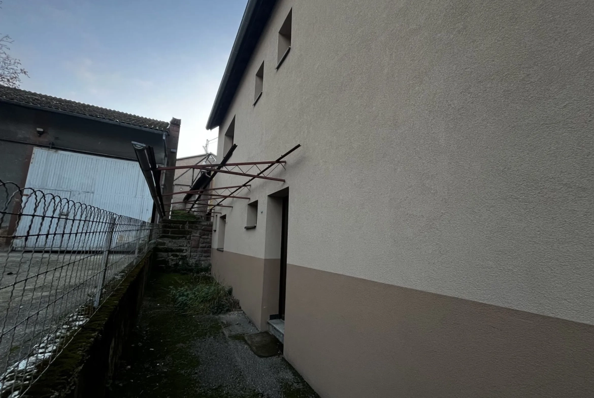 Maison à Zinswiller avec deux appartements et potentiel d'agrandissement 
