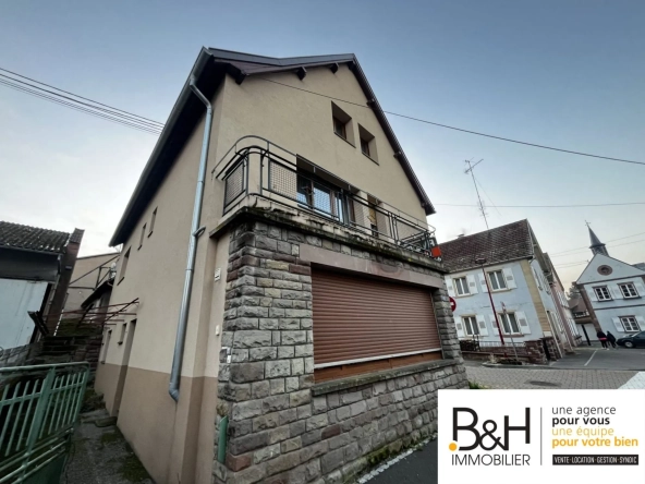 Maison à Zinswiller avec deux appartements et potentiel d'agrandissement