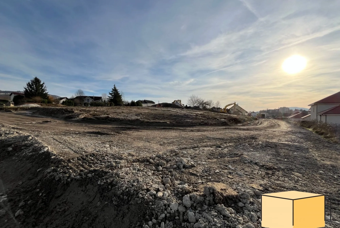 Parcelle constructible à Belley de 591 m² dans quartier résidentiel 