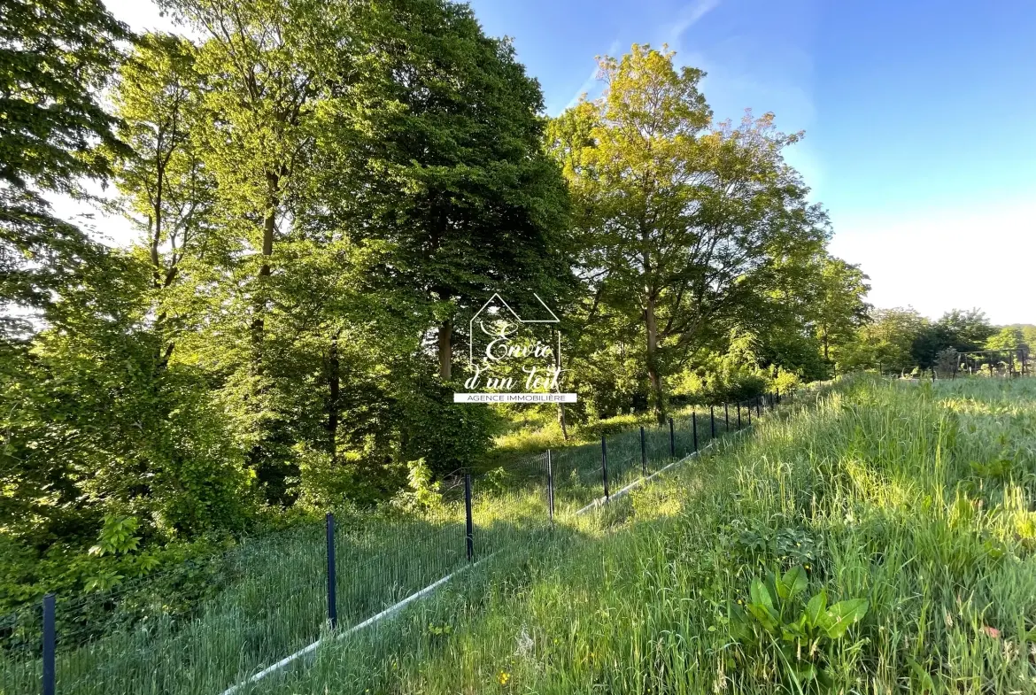 Terrain constructible de 806 m² à Eslettes, proche Montville 