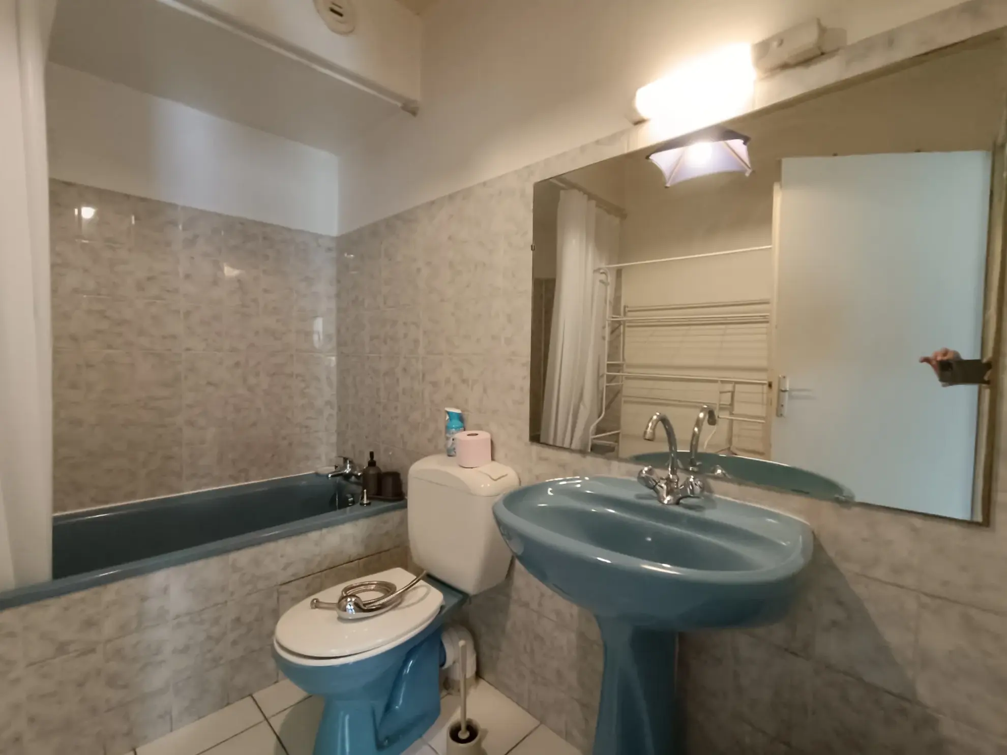 Studio avec grande terrasse dans la Bastide Saint-Louis à Carcassonne 