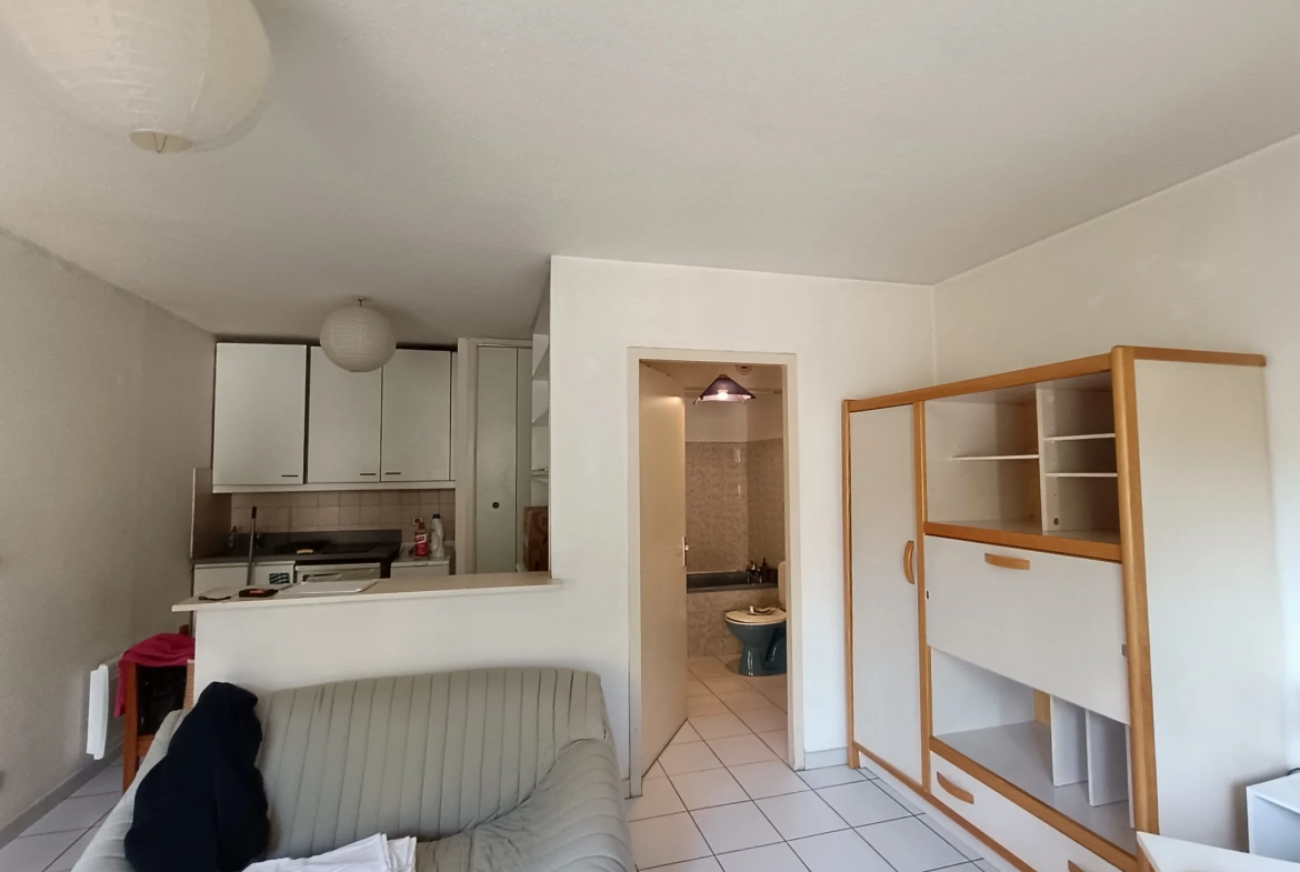 Studio avec grande terrasse dans la Bastide Saint-Louis à Carcassonne 