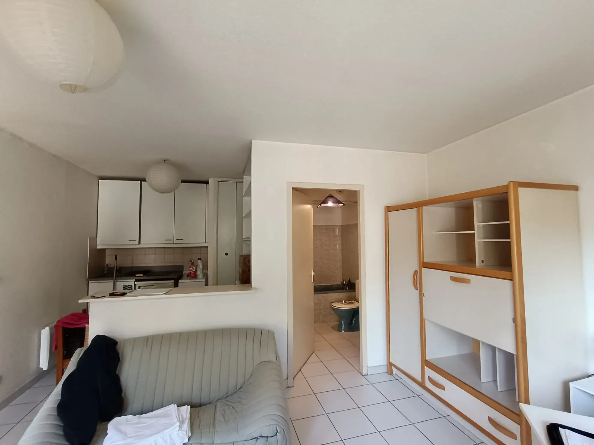 Studio avec grande terrasse dans la Bastide Saint-Louis à Carcassonne 