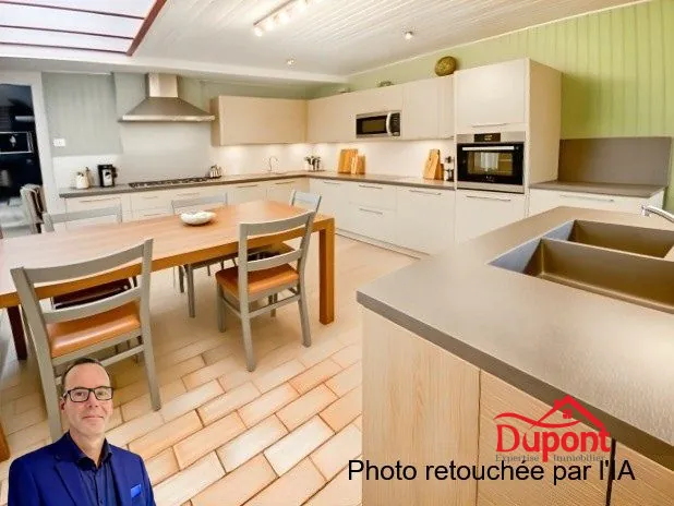 Maison à vendre à Quievrechain avec jardin et garage - 113 m² 