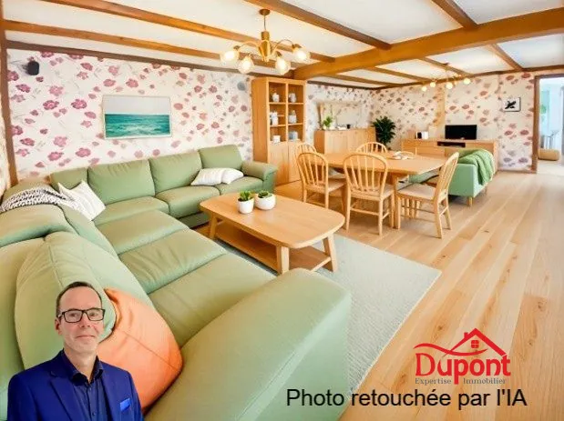 Maison à vendre à Quievrechain avec jardin et garage - 113 m² 