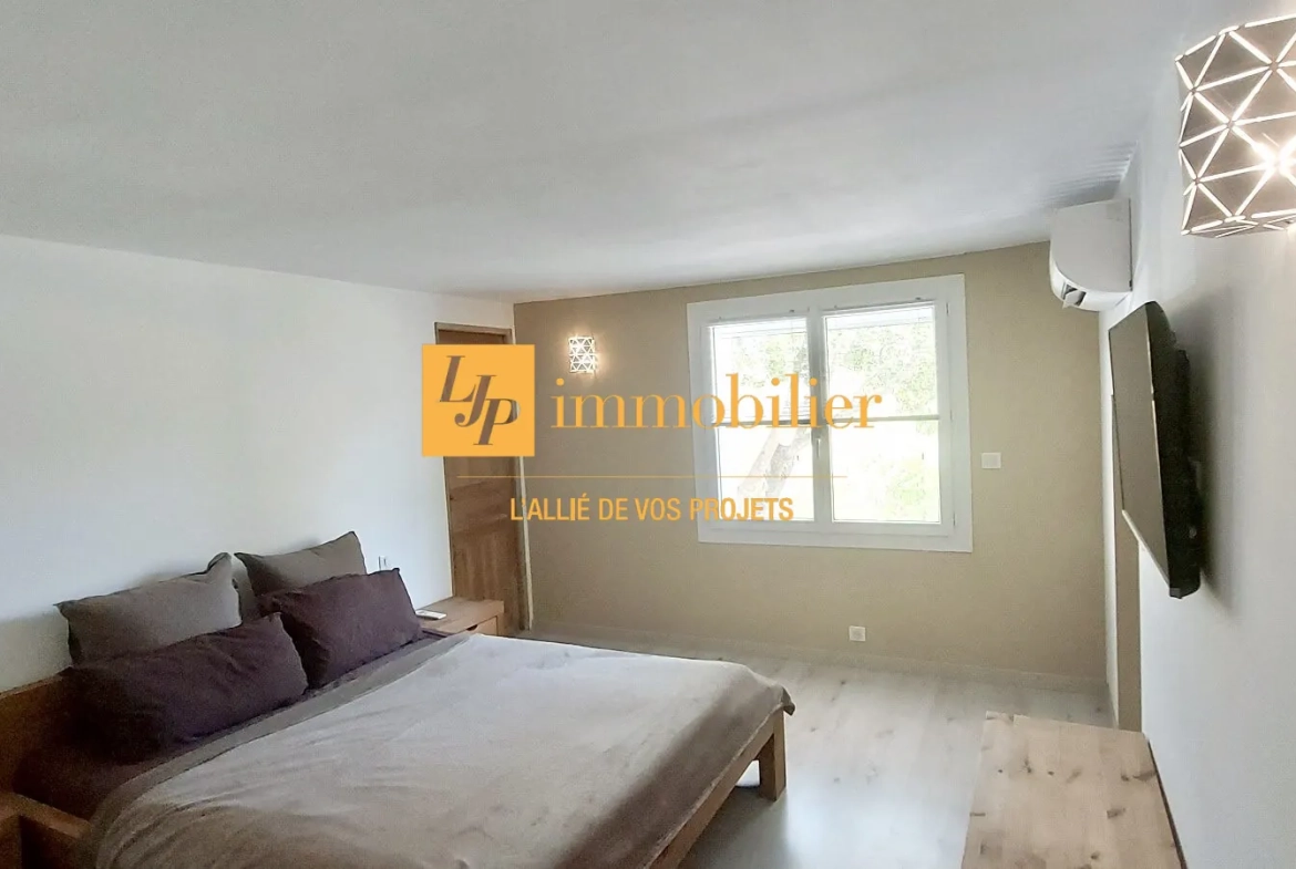 Appartement rénové de 60 m² avec terrasse et parking à Laroque 