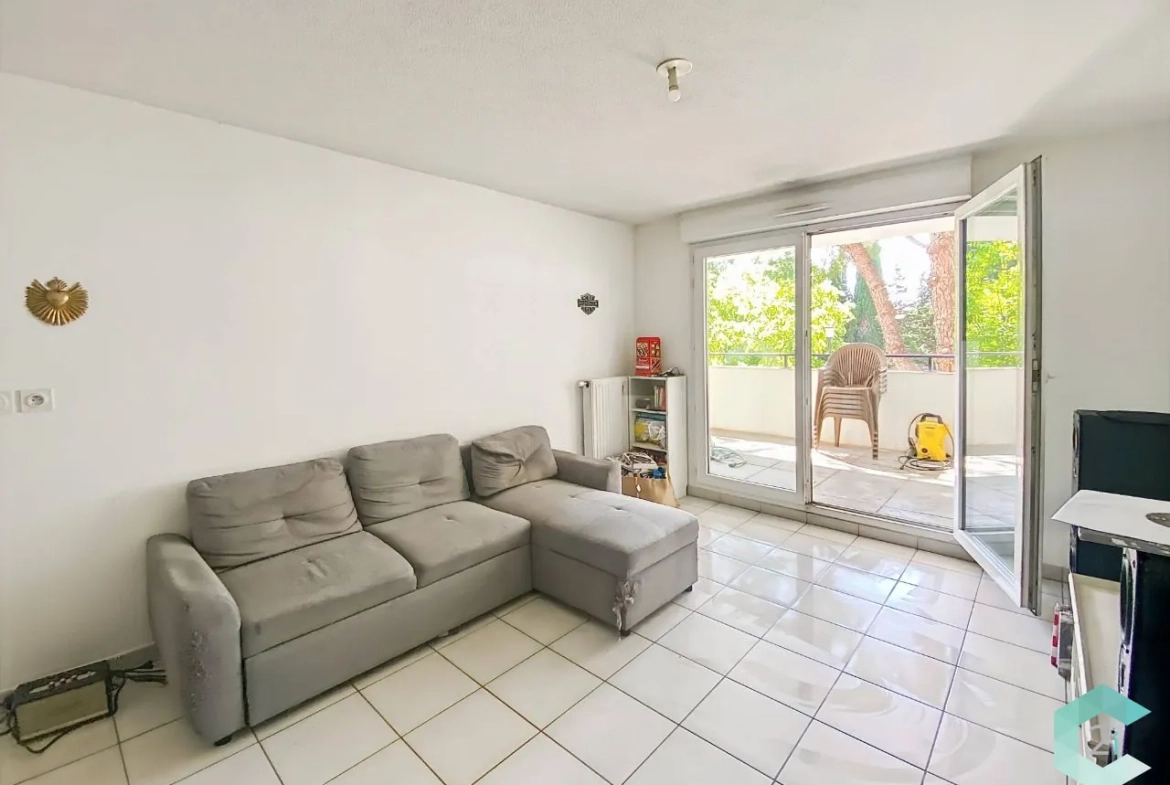 Acheter un appartement T3 lumineux de 56,65 m² à Montpellier dans une résidence calme avec garage 