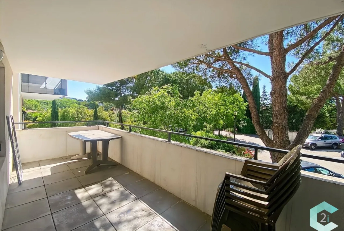 Acheter un appartement T3 lumineux de 56,65 m² à Montpellier dans une résidence calme avec garage 