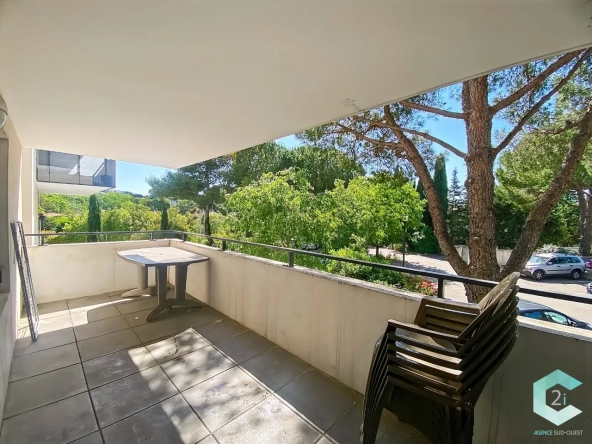 Acheter un appartement T3 lumineux de 56,65 m² à Montpellier dans une résidence calme avec garage