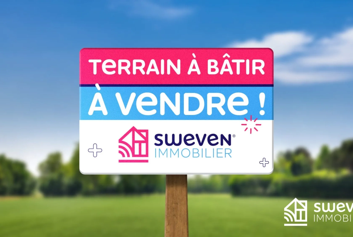 Terrain constructible de 1043 m² à vendre à Lavernose-Lacasse avec permis libre 