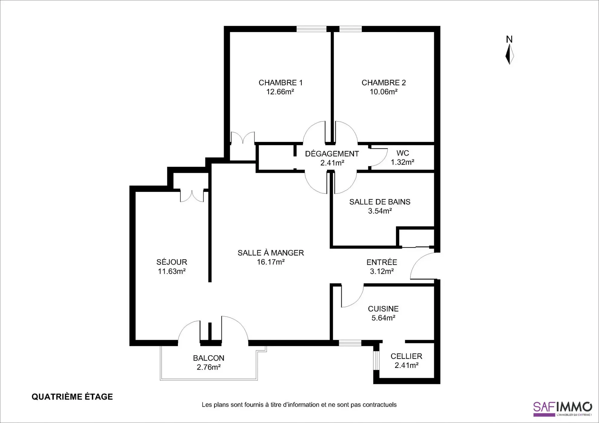 Appartement T4 lumineux à vendre à Oullins, rénové, avec balcon et cave dans environnement verdoyant 