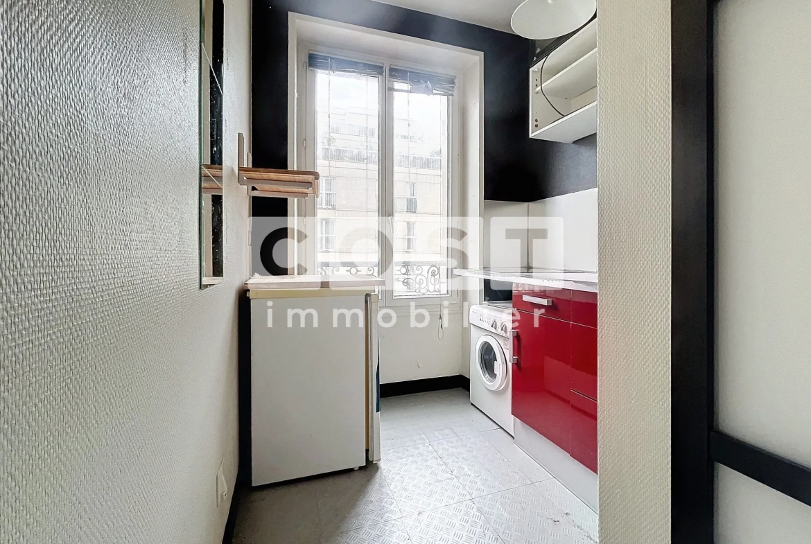 Studio à vendre à Levallois-Perret - 20m² avec cave - Bon potentiel investissement 