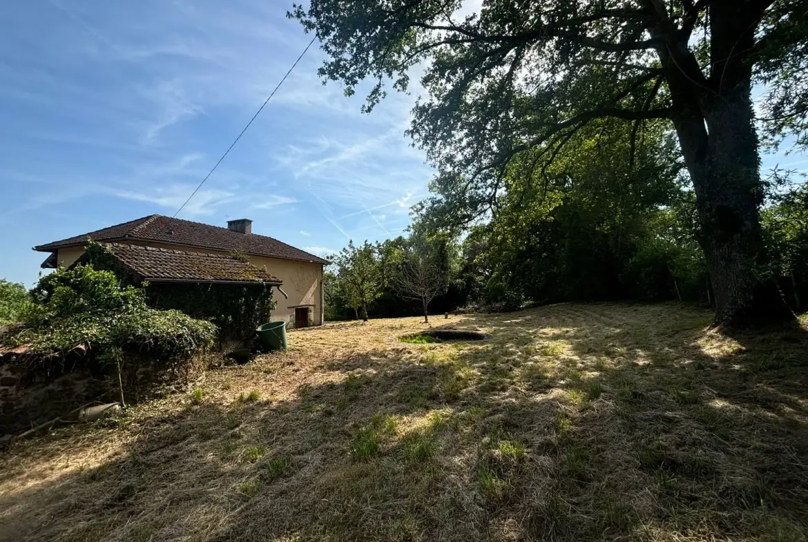 Maison Auvergnate à rénover avec jardin, proche Maurs-la-Jolie 