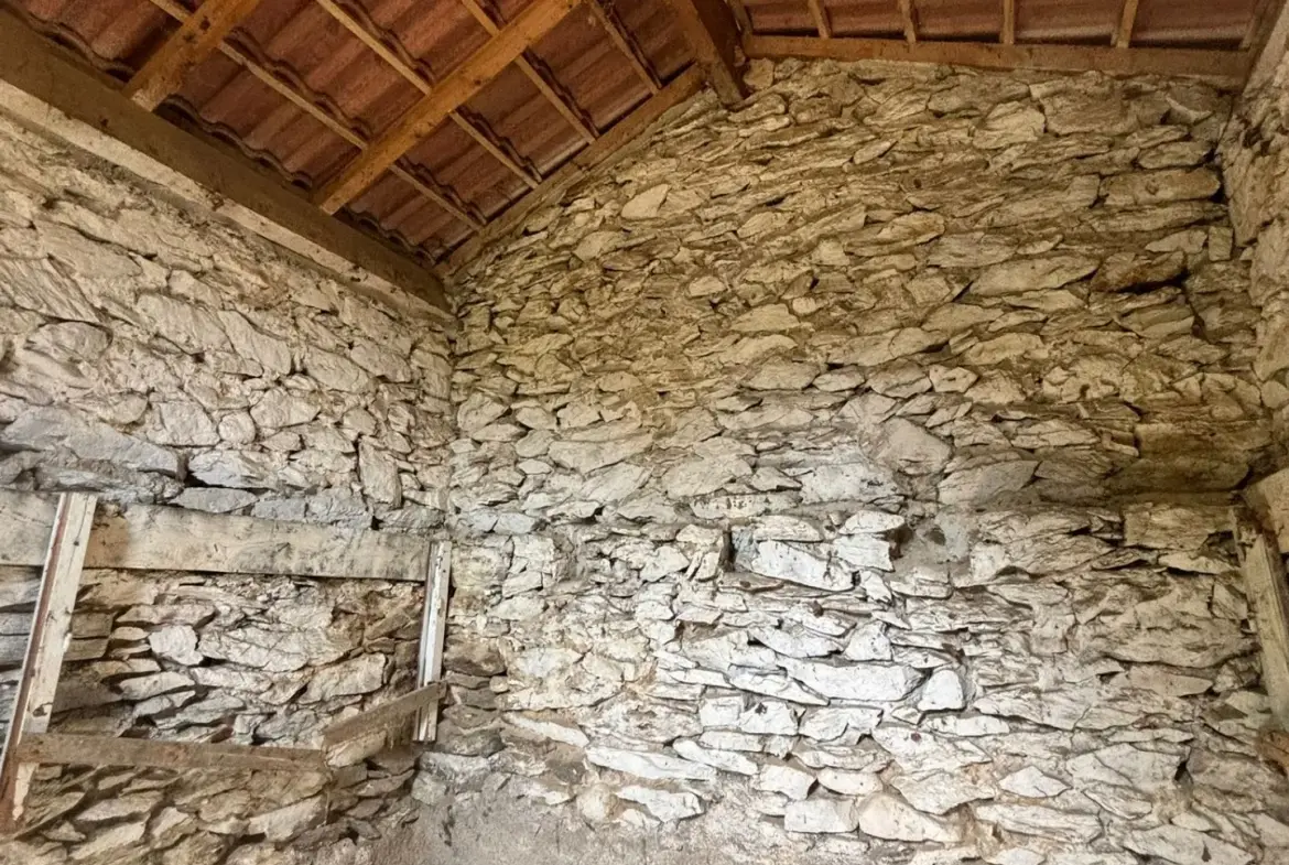 Maison Auvergnate à rénover avec jardin, proche Maurs-la-Jolie 