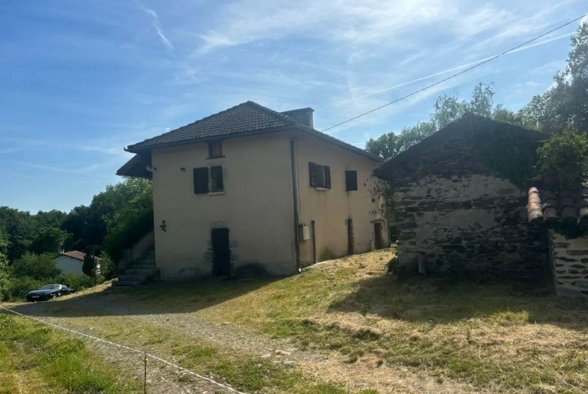 Maison Auvergnate à rénover avec jardin, proche Maurs-la-Jolie 